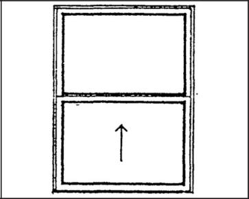 SINGLE-HUNG WINDOW