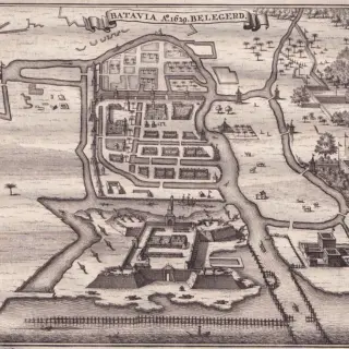 Kanal Tijgersgracht berjajar dengan rumah-rumah keluarga paling terkemuka di kota ini, k.k. 1682
